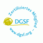 DGSF Mitglied zertifiziert DGSF-Mitgliedschaft – zertifizierte systemische Therapeutin